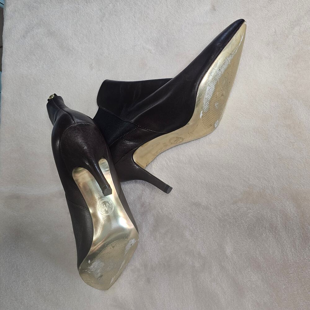 MICHAEL Michael Kors Women's Asbury Ankle Bootie Stiletto Size 8.5 Brown - Picture 12 of 12